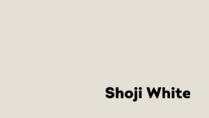 Color Swatch of Sherwin Williams Shoji White