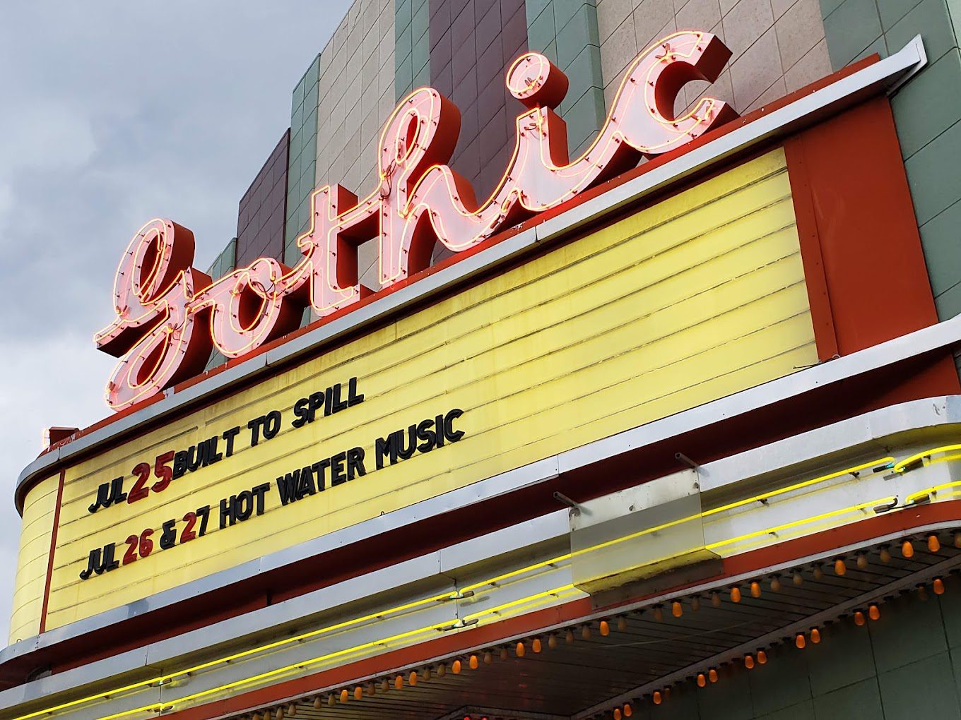 image of gothic theatre in englewood